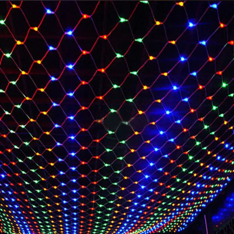 Waterproof Outdoor LED Starry Fishnet String Lights