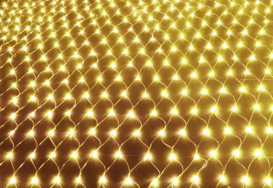 Waterproof Outdoor LED Starry Fishnet String Lights
