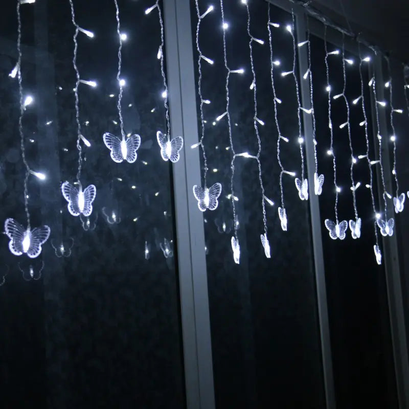Butterfly Curtain Lights, LED Starry String Decor